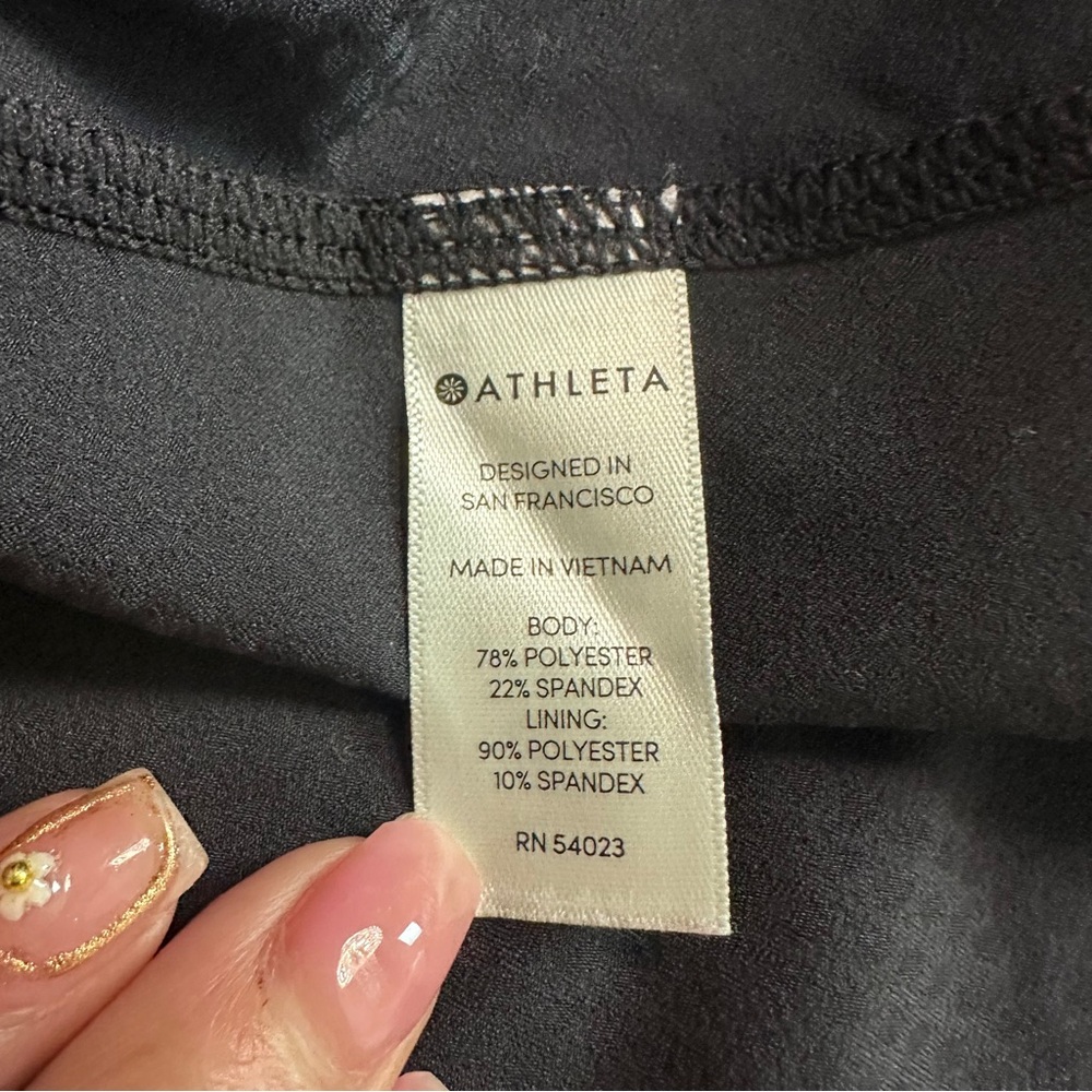 Athleta Dobby Be Free Tennis Skort Deep Navy Blue Sz ST - Picture 6 of 7
